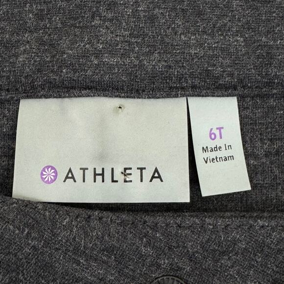Athleta Pants Women's 6 TALL Heathered Gray Ponte Zipper Fly Stretch Rayon Blend - Picture 4 of 11